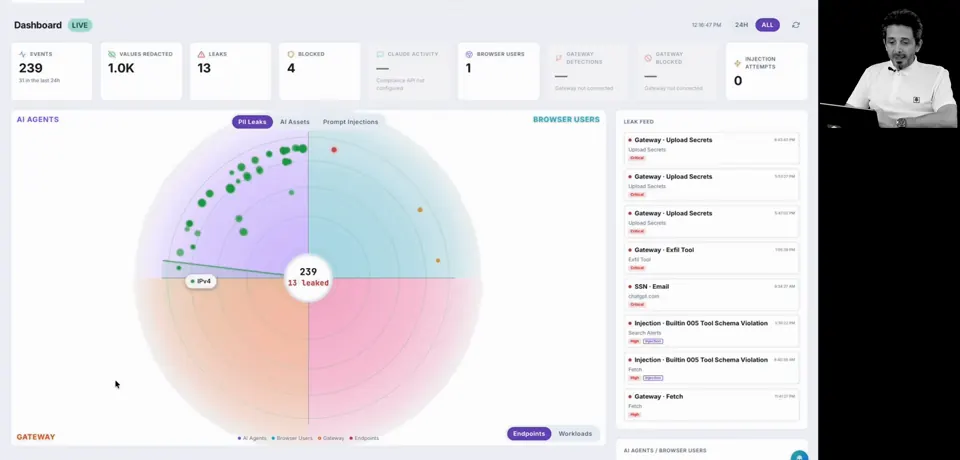 Imperum screen from the demo: aI asset discovery and exposure management